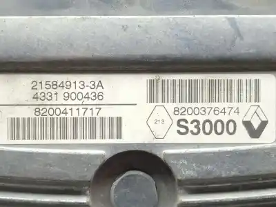 Автозапчастина б/у ебу контролер двигуна для renault modus / grand modus (f/jp0_) 1.4 (jp01, jp0j) посилання на oem iam 215849133a - 4331900436 - 8200411717 - 8200376474  s3000