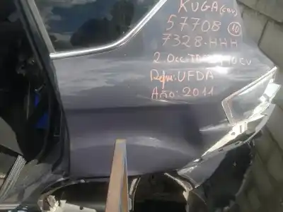 Peça sobressalente para automóvel em segunda mão aba do guarda-lamas traseiro esquerdo por ford kuga (cbv) 2.0 tdci cat referências oem iam   