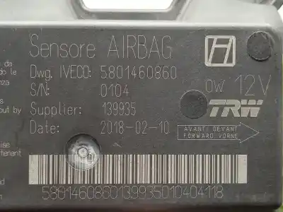 Автозапчастина б/у блок управління подушками безпеки для iveco daily vi furgón 33s12, 35s12, 35c12 посилання на oem iam 5801460860 - 139935  