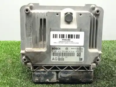 Автозапчасти б/у блок управления двигателем за opel vectra c (z02) 1.9 cdti (f69) ссылки oem iam 0281012533 - 55197152