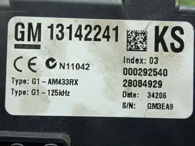 Автозапчастина б/у реле/запоперівник для opel corsa d (s07) 1.2 (l08, l68) посилання на oem iam 13142241 - 000292540 - 28084929  