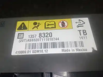 Автозапчасти б/у блок управления подушками безопасности за opel insignia a (g09) 2.0 cdti (68) ссылки oem iam 13578320  