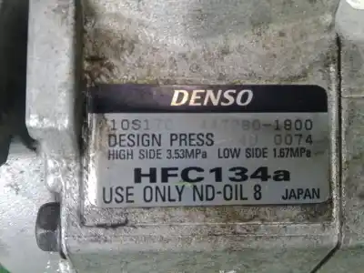 Автозапчастина б/у компресор кондиционера для iveco daily vi furgón 33s12, 35s12, 35c12 посилання на oem iam 4472801800  4.canales - 1.pin - ø110mm