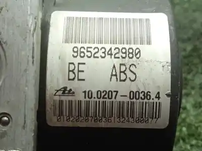Pezzo di ricambio per auto di seconda mano abs per peugeot 206 fastback (2a/c) 1.4 hdi riferimenti oem iam 10097011143 - 5wk84108 - 9652342980  