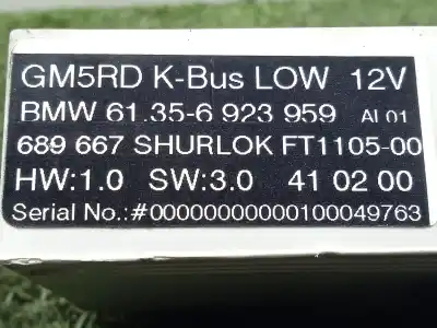 Pezzo di ricambio per auto di seconda mano modulo comfort per bmw 3 compact (e46) 320 td riferimenti oem iam 61356923959 - 689667  