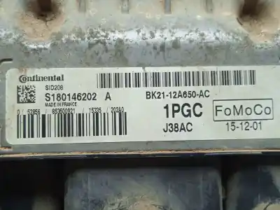 Second-hand car spare part ecu engine control for ford transit custom v362 autobús (f3) 2.2 tdci oem iam references bk2112a650ac - s180146202  sid208