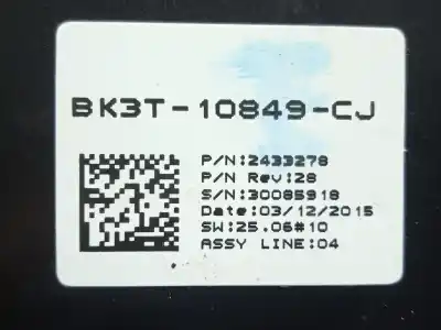 Second-hand car spare part dashboard for ford transit custom v362 autobús (f3) 2.2 tdci oem iam references bk3t10849cj  