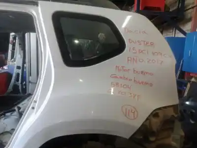 Peça sobressalente para automóvel em segunda mão aba do guarda-lamas traseiro esquerdo por dacia duster 1.5 dci diesel fap cat referências oem iam 