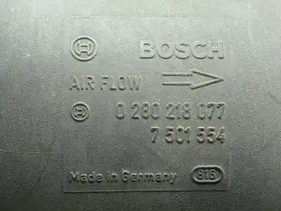 Second-hand car spare part flowmeter for bmw serie 7 (e65/e66) 3.6 v8 32v cat oem iam references 0280218077 5.pin 