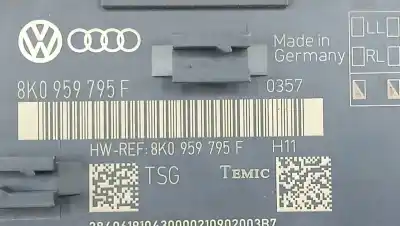 Second-hand car spare part central locking pump for audi q5 (8rb) 2.0 tdi quattro oem iam references 8k0959795f - 8k0959795f  