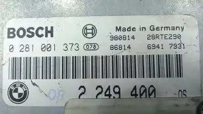 Second-hand car spare part ecu engine control for bmw 5 (e39) 525 tds oem iam references 0281001373 - 2249400  