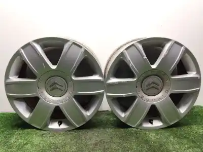 Peça sobressalente para automóvel em segunda mão jogo de jantes por citroen c4 i (lc_) 1.6 hdi referências oem iam  16´´pulgadas 
