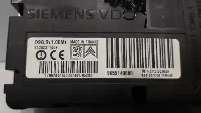 Second-hand car spare part ecu engine control for citroen c5 berlina sx (e) oem iam references 9655140080  s120231100e