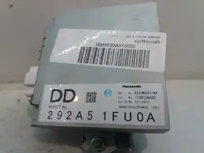 Peça sobressalente para automóvel em segunda mão centralina de motor uce por nissan note 1.2 cat referências oem iam 292a51fu0a