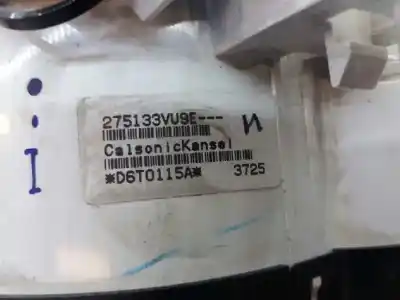 Peça sobressalente para automóvel em segunda mão comando de sofagem (chauffage / ar condicionado)  por nissan note 1.2 cat referências oem iam 275133vu9e  