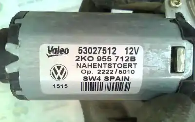 Автозапчастина б/у двигатель заднього склоочисника для volkswagen caddy ka/kb (2k) furg. посилання на oem iam 2k0955712b 53027512 2k0955712b
