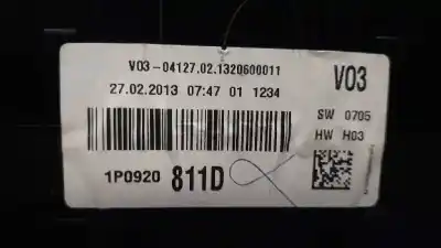 Peça sobressalente para automóvel em segunda mão quadrante por seat altea xl (5p5) reference referências oem iam 1p0920811d  a2c35076000