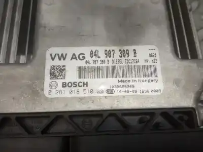 Автозапчасти б/у проверьте блок управления за seat leon (5f1) 1.6 tdi ссылки oem iam 04l907309b  0281018510