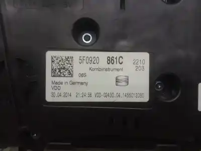 Peça sobressalente para automóvel em segunda mão quadrante por seat leon (5f1) 1.6 tdi referências oem iam 5f0920861c  a2c83892300