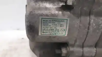 Peça sobressalente para automóvel em segunda mão compressor de ar condicionado a/a a/c por mazda 2 lim. (de) 1.5 sportive referências oem iam d4036838  