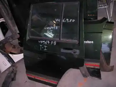 Peça sobressalente para automóvel em segunda mão porta do automóvel traseira esquerda por chrysler jeep cherokee (kj) 2.5 crd cat referências oem iam 