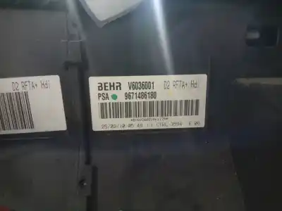 Pièce détachée automobile d'occasion bloc de chauffage complet pour peugeot 407 2.0 16v hdi fap références oem iam 9671486180  