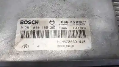 Second-hand car spare part power management control unit for renault scenic rx4 (ja0) 1.9 dci salomon oem iam references 8200143438 0281010189 8200091416