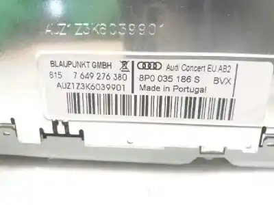 Автозапчастина б/у аудіо система / радіо cd для audi a3 (8p) 1.6 tdi ambiente посилання на oem iam 8p0035186s  7649276380