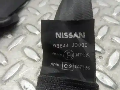Second-hand car spare part rear left seat belt for nissan qashqai / qashqai +2 i (j10, nj10, jj10e) 1.5 dci oem iam references   