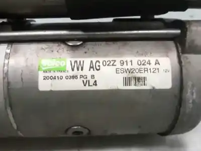 Автозапчастина б/у двигун запускається для audi a3 (8p) 1.6 tdi ambiente посилання на oem iam 02z911024a  esw20er121