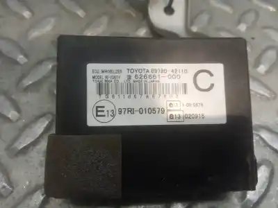 Автозапчасти б/у БЛОК УПРАВЛЕНИЯ ДВИГАТЕЛЕМ за TOYOTA RAV 4 (A3)  ссылки OEM IAM 8978042110  626661000
