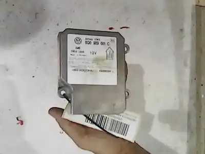Автозапчастина б/у блок управління подушками безпеки для skoda fabia (6y2/6y3) 1.4 16v посилання на oem iam 6g0909601c