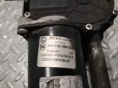 Second-hand car spare part front windshield wiper motor for skoda rapid active oem iam references 5jb955113pl  443122389017
