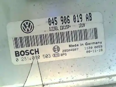 Recambio de automóvil de segunda mano de centralita check control para volkswagen polo berlina (6n2) 1.4 tdi referencias oem iam 045906019ab 0281010503 