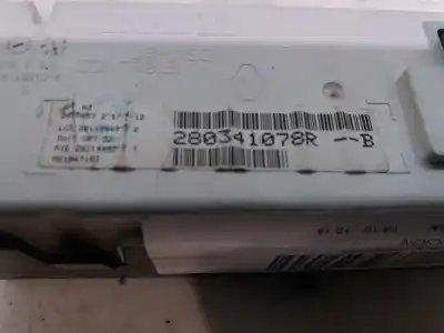 Second-hand car spare part multifunction display for renault kangoo profesional oem iam references 280341078rb 2811995577 2811994952