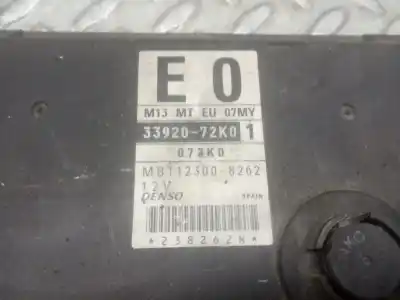 İkinci el araba yedek parçası kontrol ünitesini kontrol edin için suzuki swift berlina (mz) 1.3 16v cat oem iam referansları 3392072k01  mb1123008262