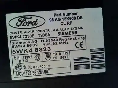 Автозапчастина б/у ебу контролер двигуна для ford focus turnier (cak) 1.8 tddi turbodiesel cat посилання на oem iam 5wk48662  