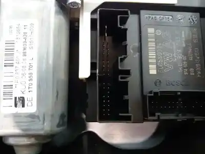 Second-hand car spare part driver left window regulator for seat leon (1p1) reference oem iam references 1p0837461a  