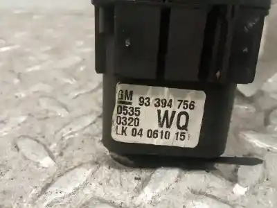 Peça sobressalente para automóvel em segunda mão comutador de luzes por opel meriva blue line referências oem iam 93394756  