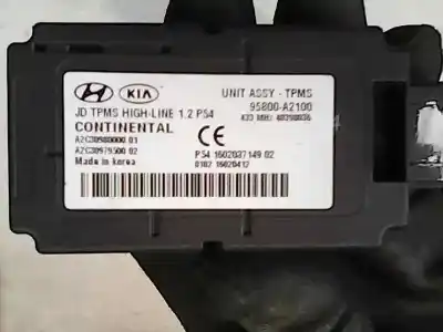 Second-hand car spare part ecu engine control for kia pro cee´d (jd) 1.4 crdi 90 oem iam references 95800a2100