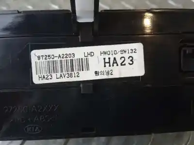 Second-hand car spare part climate control for kia pro cee´d (jd) 1.4 crdi 90 oem iam references 97250a2203  