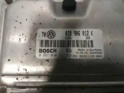 Second-hand car spare part power management control unit for volkswagen golf iv berlina (1j1) 1.9 tdi oem iam references 038906012k  0281010111
