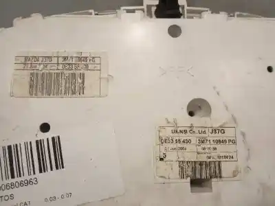 Peça sobressalente para automóvel em segunda mão quadrante por mazda 2 berlina (dy) 1.4 diesel cat referências oem iam 3m7110849pg  