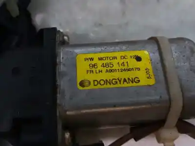 Second-hand car spare part driver left window regulator for chevrolet matiz 0.8 cat oem iam references 96485141  