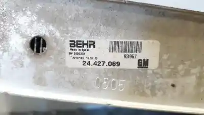 Peça sobressalente para automóvel em segunda mão intercooler por opel corsa c sport referências oem iam 93177425 93957 24427069