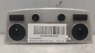Peça sobressalente para automóvel em segunda mão luz interior por bmw serie 5 berlina (e60) 530d referências oem iam 