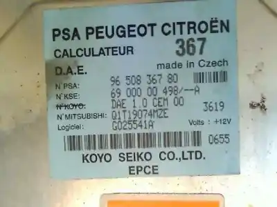 Second-hand car spare part ecu engine control for citroen c3 1.4 16v oem iam references 9650836780  