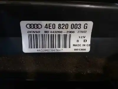 Автозапчасти б/у полный нормальный нагрев за audi a8 (4e2) 3.7 quattro ссылки oem iam 4e0820027c  4e0820003g