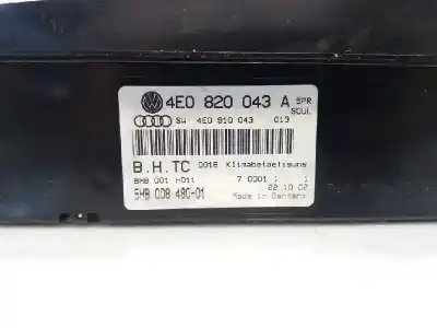 Автозапчасти б/у климат-контроль за audi a8 (4e2) 3.7 quattro ссылки oem iam 4e0820043a  5hb00848001