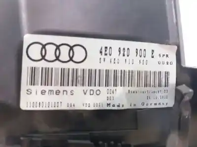 Автозапчасти б/у приборная доска за audi a8 (4e2) 3.7 quattro ссылки oem iam 4e0920900ex 4e0910900 4e0920900e